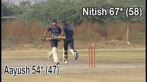 T20 Under 14 Match 2nd Inning Highlights Target 139 Runs