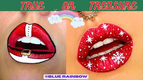 TRUE OR TREASURE 💙 CHRISTMAS THEME🎄BLUE RAINBOW