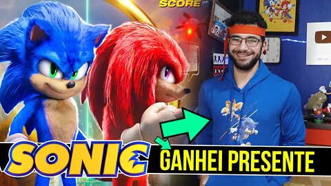 Ganhei um Presente do Sonic 2 o Filme #Shorts