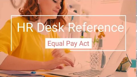 Equal Pay Act - Human Resource Reference