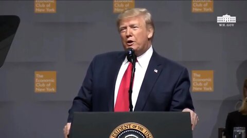 🔴👀🔴 President Trump Delivers Remarks at the Economic Club of New York