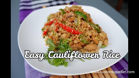 Keto Easy Cauliflower Rice