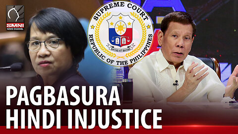 Pagbasura sa grave threat complaint ni Castro vs. FPRRD, hindi injustice