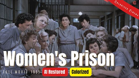 Women's Prison (1955) | Colorized | Subtitled | Ida Lupino, Jan Sterling | Crime Film Noir