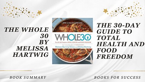 ‘The Whole30’ by Melissa and Dallas Hartwig. The 30-Day Guide to Health and Food Freedom. Summary