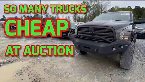 So Many Trucks Cheap At Auction, Copart Walk Around