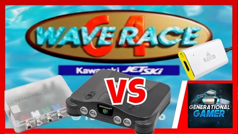 RetroTink 2x vs Kaico Labs (S-Video for N64) Featuring "Wave Race 64"