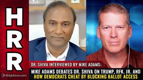 Dr. Shiva on Trump, RFK. Jr. and how democrats CHEAT by blocking ballot access