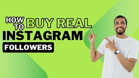 HOW TO F BUY INSTAGRAM FOLLOWERS