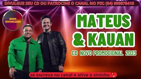 MATEUS E KAUAN 2023 CD NOVO PROMOCIONAL 2023