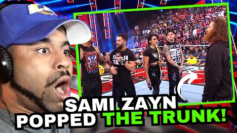 Sami Zayn POPPED THE TRUNKI on Judgement Day!!! - WWE RAW REACTION!