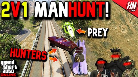 2v1 GTA 5 MANHUNT!