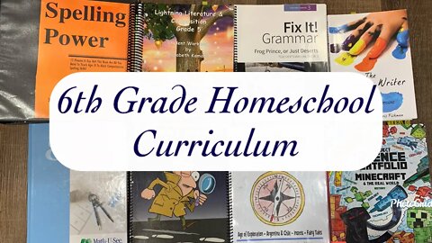 6th Grade Homeschool Curriculum