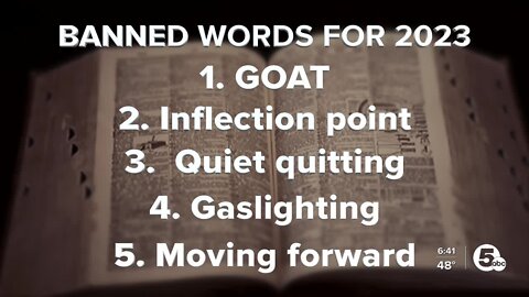 It is what it is: Banished words and phrases for 2023