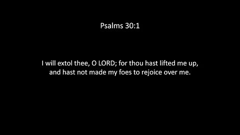 Psalms Chapter 30