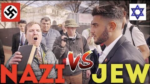 Nazi Destroyed By Proud Jew