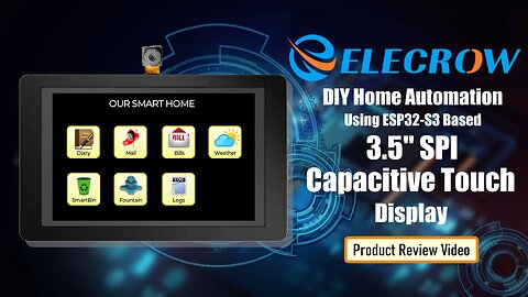 ESP Terminal with 3.5" SPI Capacitive Touch Display