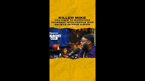 @killermike You have to surround yourself with people who believe in your vision