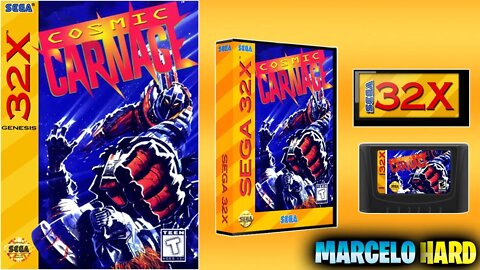 Cosmic Carnage - Sega 32x (Demo 1 Minute)