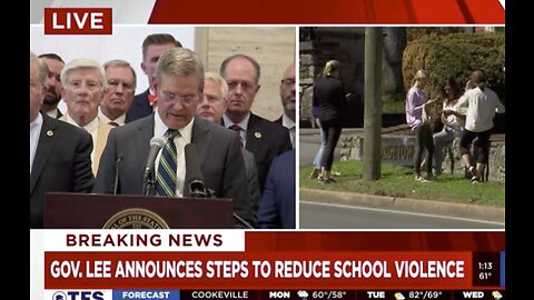 Breaking Live: Gov. Bill Lee Announces SR Officers in Every School in TN