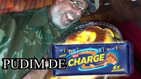 PUDIM DE CHARGE! RECEITA EXCLUSIVA