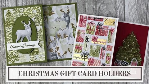 Easy Christmas Gift Card Holders