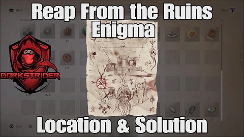 Assassin's Creed Mirage- Reap From the Ruins Enigma