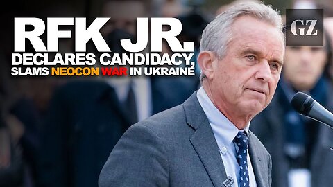 Robert F. Kennedy Jr. Declares Presidential Run, Slams Ukraine Proxy War