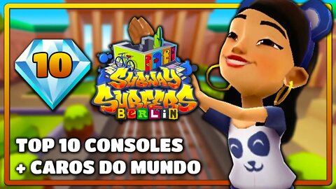 Subway Surfers Berlim 2021 | Caçada Sazonal | Top 10 Consoles mais caros