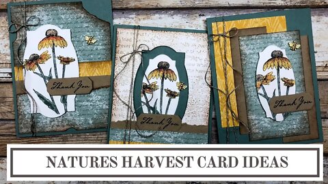 Nature’s Harvest Vintage Style Card Ideas