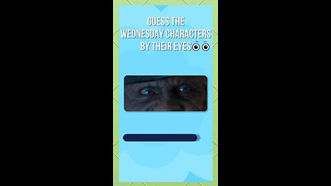 Guess the Wednesday character by their eyes #guess #Wednesday #quiz