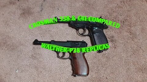 Crosman 338 & C41 compared *Walther P38 replicas