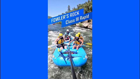 Whitewater Rafting via FOWLER'S ROCK (class III Rapid)