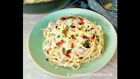 Spaghetti Carbonara (Filipino-Style Carbonara)