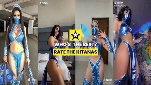 Rate the Girls: Best Kitana Mortal Kombat TikTok Cosplay Contest #2 ⚔💙