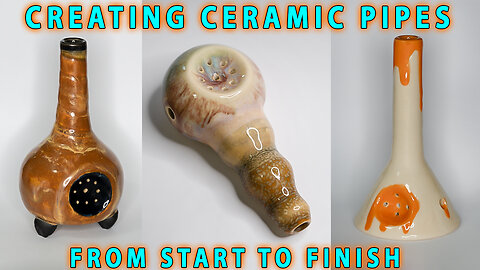 How to Make Ceramic Pipes - The Entire Process - Swan City Pottery