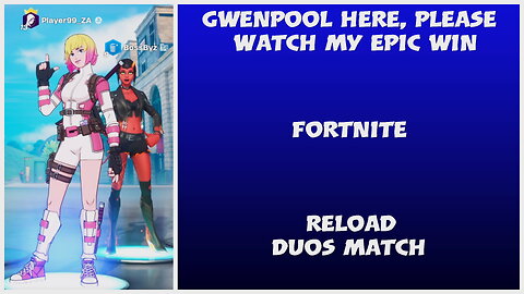 Gwenpool for the Win - Fortnite ft. BossByz