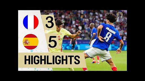 Men s Football Final Olympics Paris 2024 Camello late winner and Spain GOLD MEDAL celebrations