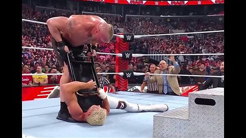 Brock Lesnar annihilates Cody Rhodes in a brutal and unprovoked attack: Raw, April 3, 2023