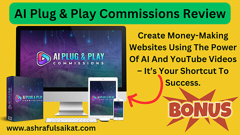 AI Plug & Play Commissions Review ⚠️ Full OTO Details + Bonus — (App By Glynn Kosky)