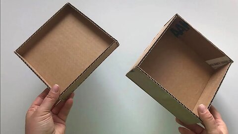 DIY Jewelry box | Craft idea with cardboard