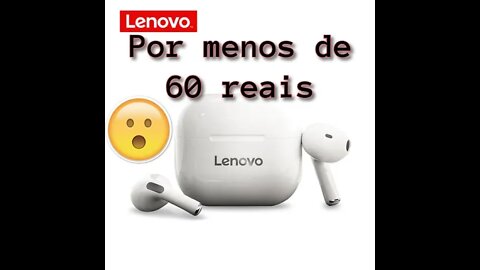 PROMOÇÃO FONE TOP DA LENOVO POR MENOS DE 60 REAIS😮😮😮😮 #SHORTS #aliexpress