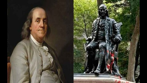 Benjamin Franklin Statue at Penn University Vandalized by Pro-Palestinian Activists