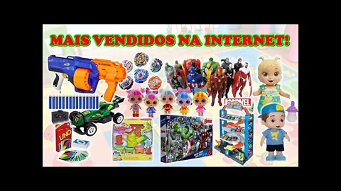 Os Brinquedos Mais Vendidos na Internet