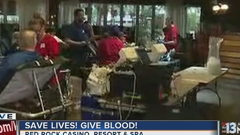 Blood Rocks drive at Red Rock hotel-casino