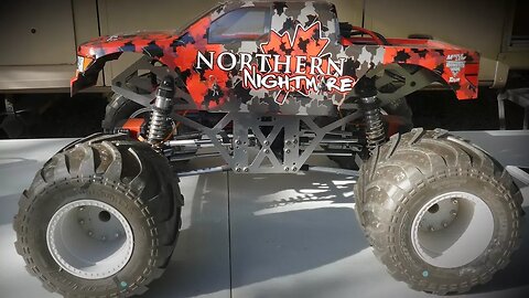 Pro-line Brawler Rims and Destroyer Tires on Redcat Ground Pounder