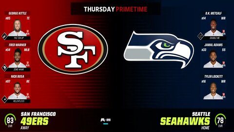 Madden 23 49ers Vs Seahawks Week 15 Cpu Vs Cpu