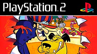 WACKY RACES STARRING DASTARDLY & MUTTLEY (PS2) - Gameplay do jogo do desenho Corrida Maluca! (PT-BR)