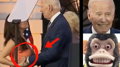 CREEPY JOE BIDEN GROPES EVA LONGORIA IN FRONT OF EVERYONE