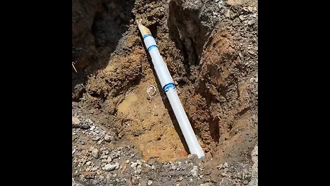 Expansion repair coupling on 3 inch waterline.